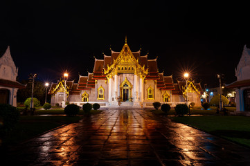 Naklejka premium The Marble Temple, Bangkok THAILAND