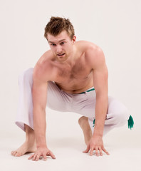 Obraz premium Capoeira dancer