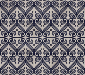 Seamless background with retro pattern. Vector illustration.