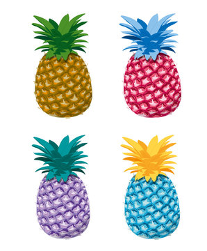 gruppo di ananas