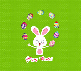 easter bunny playful cute eggs fun humor