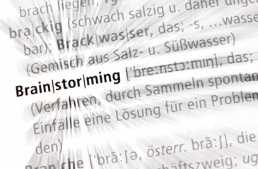 Fototapeta premium Brainstorming - Konzept