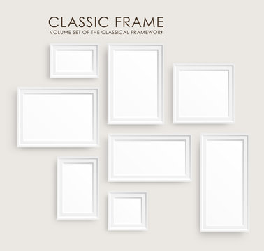 Realistic picture frames. Perfect for your presentations.