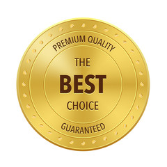 Golden Best Choice - Premium Quality Emblem