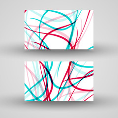 Vector business-card  set for your design