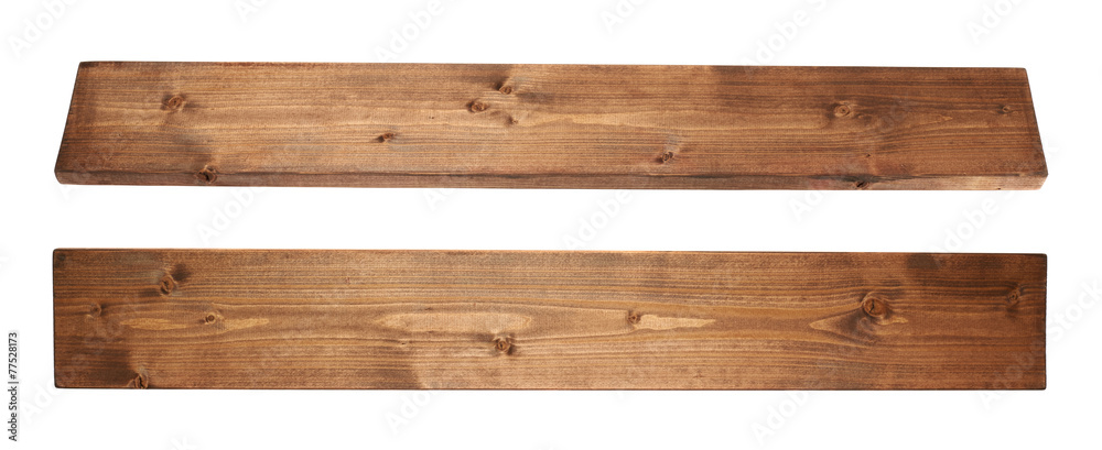 Canvas Prints colored pine wood board plank isolated