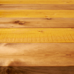 Paint coated wooden boards
