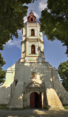 Fototapeta na wymiar Church of St. Nicholas in Szczebrzeszyn. Poland