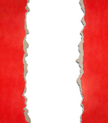 Background from a paper with the torn edges