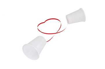 Long distance realtionship concept