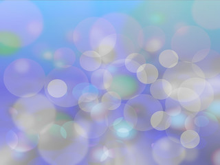 Blue background with abstract circles