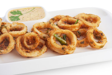 Crispy calamari