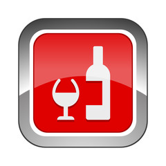 Chrome Square Button