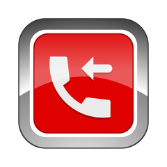 Chrome Square Button