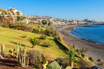 Deurstickers Costa Adeje. Tenerife, Canarische Eilanden, Spanje © Andrei Nekrassov