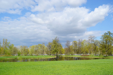 Alexandrovsky Park in Tsarskoe Selo.