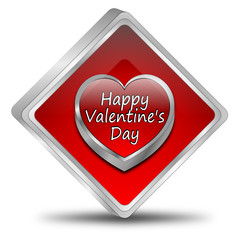 Happy Valentine's Day Button