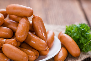 Portion of Mini Sausages