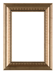 Empty frame isolated on white