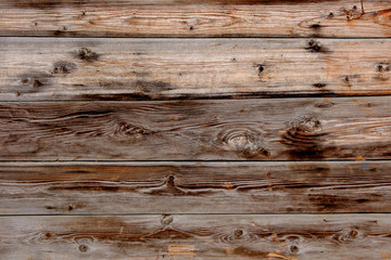 Old grunge wood panels. Brown wood plank wall texture background
