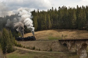 Fototapeta na wymiar Old steam train