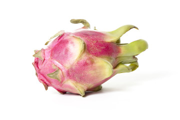 Pitaya fruit on white background