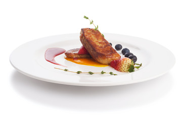 Foie gras salad