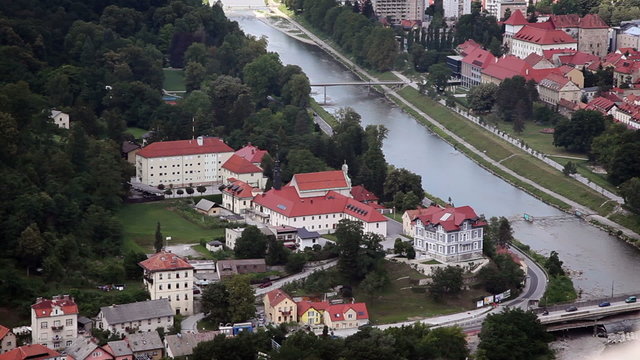 Panoramic shot of Celje-Slovenia