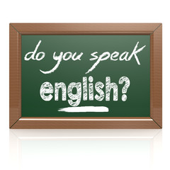 Obraz premium Do you Speak English