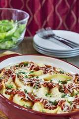 Italian cheese stuffed shells