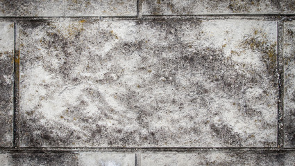Steinmauer - Textfeld zentriert