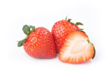 Strawberry isolated on white background