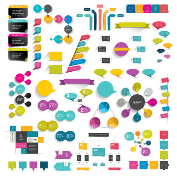 Set of infographic elements.