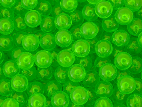 Small green spheres background
