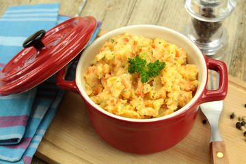 purée de carottes