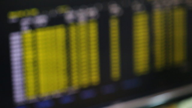 Programming display blur