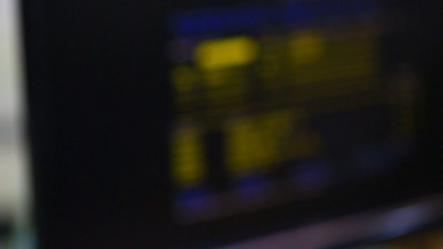 Programming display blur
