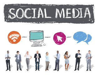 Social Media Connection Communication Technology Network Concept