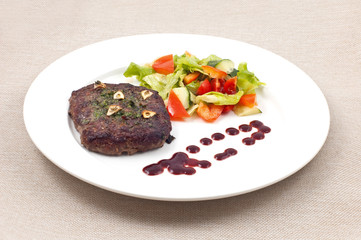 Meat with vegetables