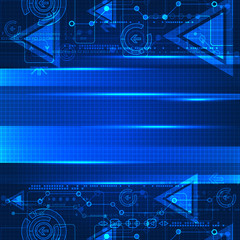 Abstract technological background.