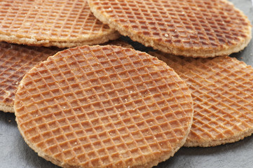 Dutch Waffles close up