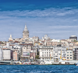 Fototapeta na wymiar Istanbul cityscape, Turkey