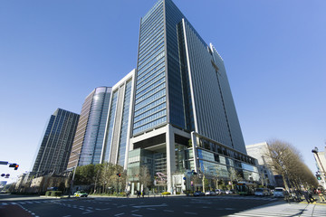 丸の内高層ビル街　