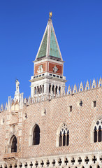 doge's palace and bell tower of saint mark