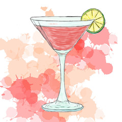 Cosmopolitan cocktail