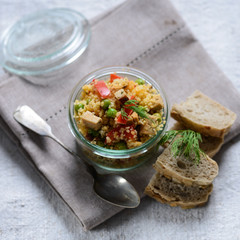 Veganer Couscous Salat