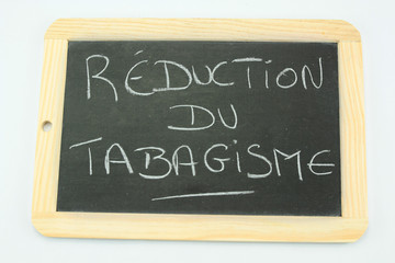 Obraz premium ardoise réduction du tabagisme