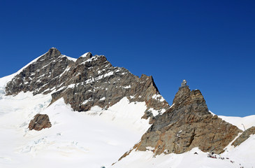 Schweiz - Top of Europe: Blick auf die Gipfel Eiger und Jungfrau