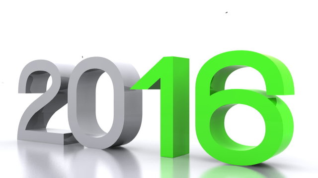 3D animated video - comes the new year 2016