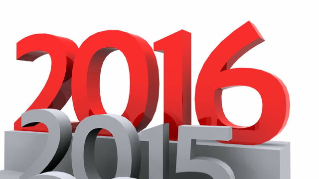 3D animated video - comes the new year 2016